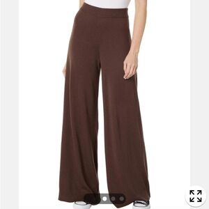 Splendid Wide Leg Sweater Pant in Brown